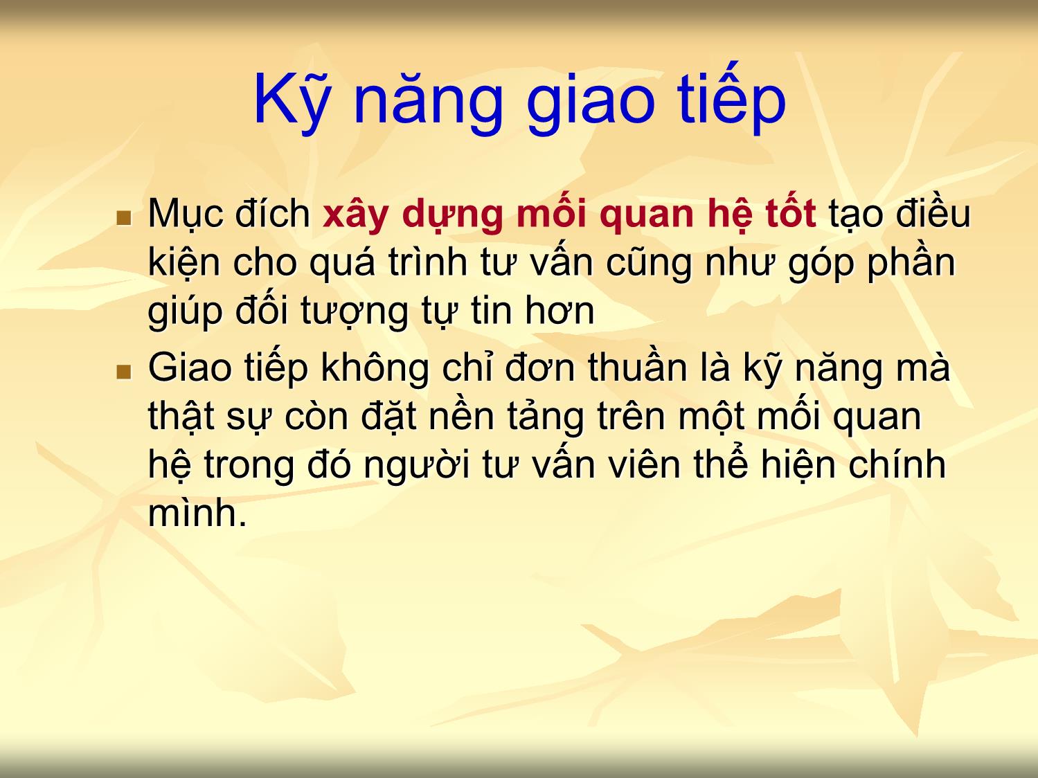 Bài giảng Kỹ năng giao tiếp cơ bản trang 4