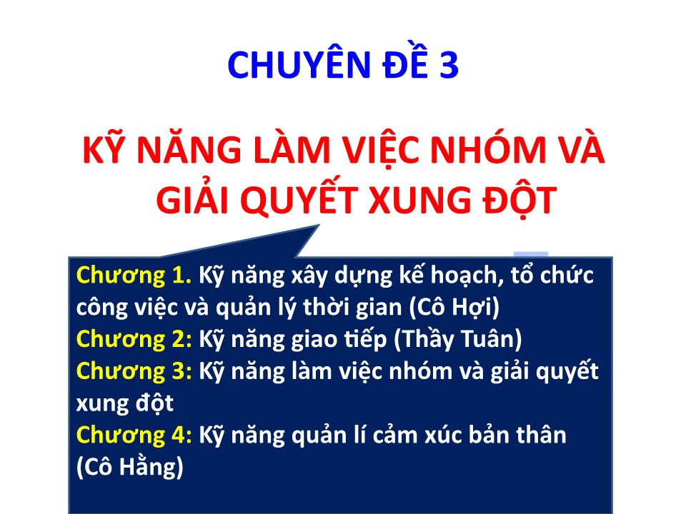 Chuyên đề Kỹ năng mềm trang 7