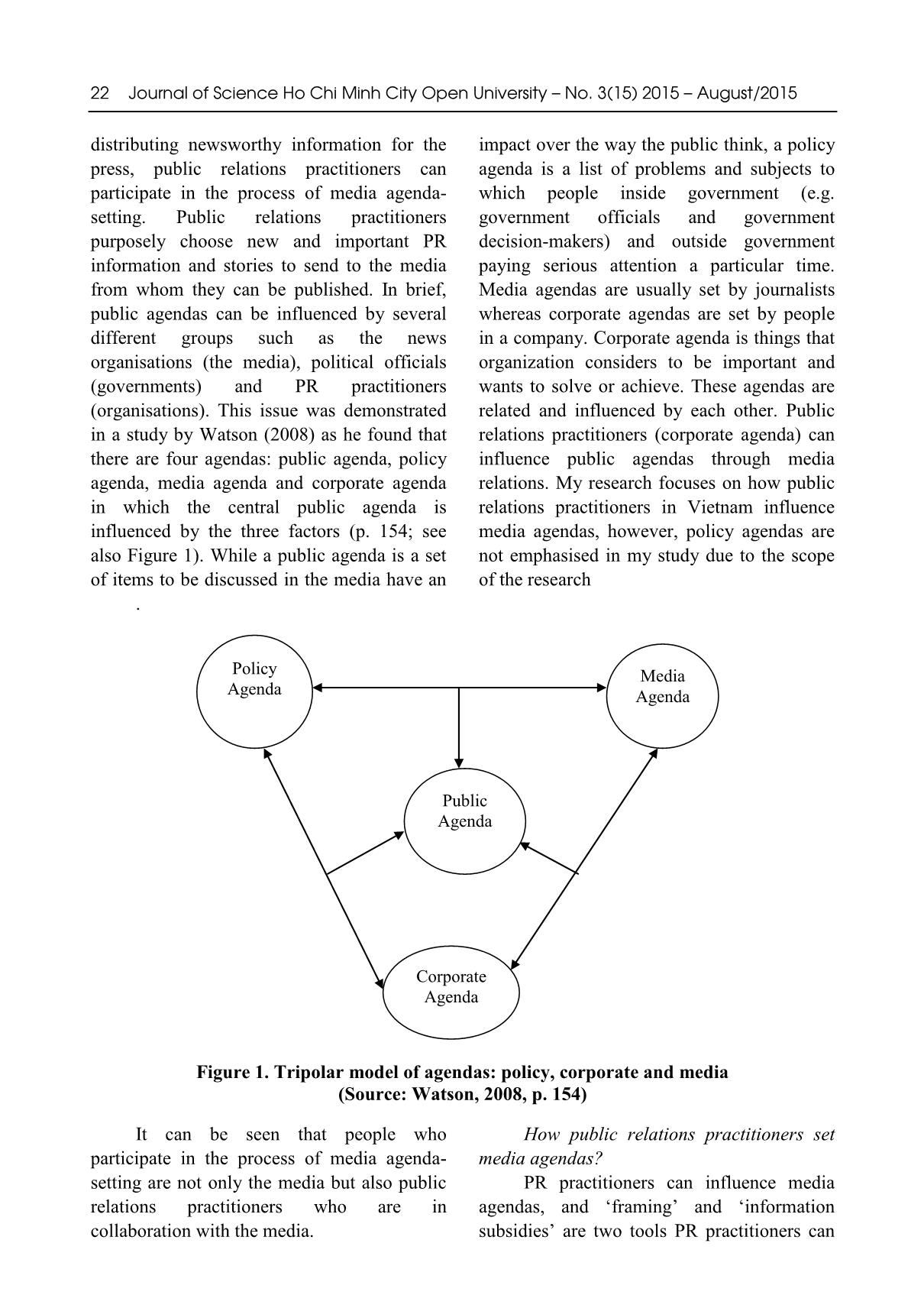 The way public relations practitioners influence media agendas in Vietnam trang 3