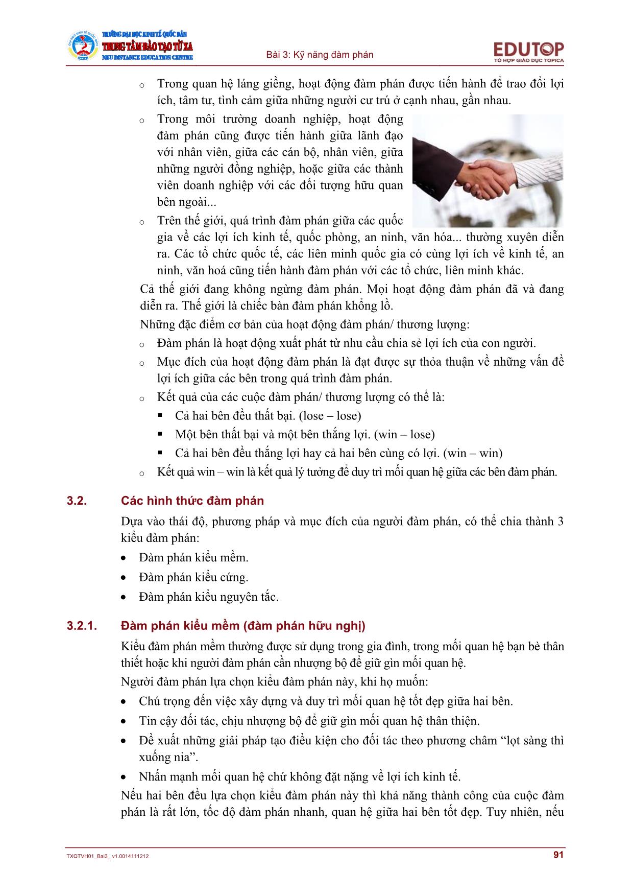 Bài giảng Giao tiếp trong kinh doanh - Bài 3: Kỹ năng đàm phán trang 5