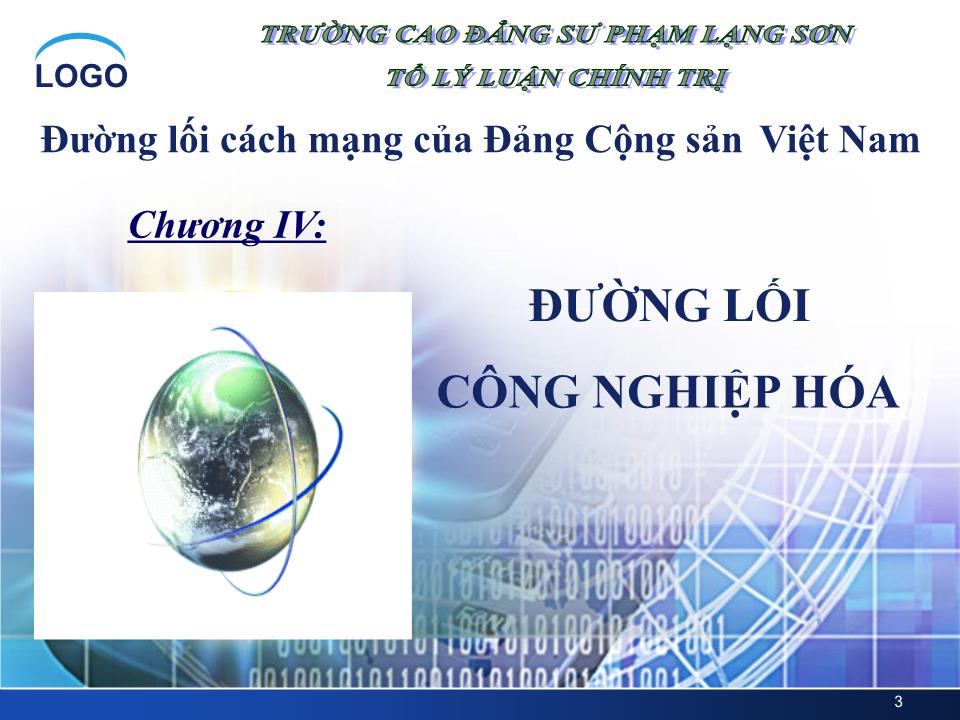 Bài giảng Đường lối cách mạng của Đảng Cộng sản Việt Nam - Chương IV: Đường lối công nghiệp hóa trang 3