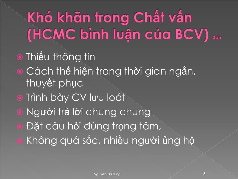 Bài giảng Chất vấn kỹ năng nêu vấn đề trang 5