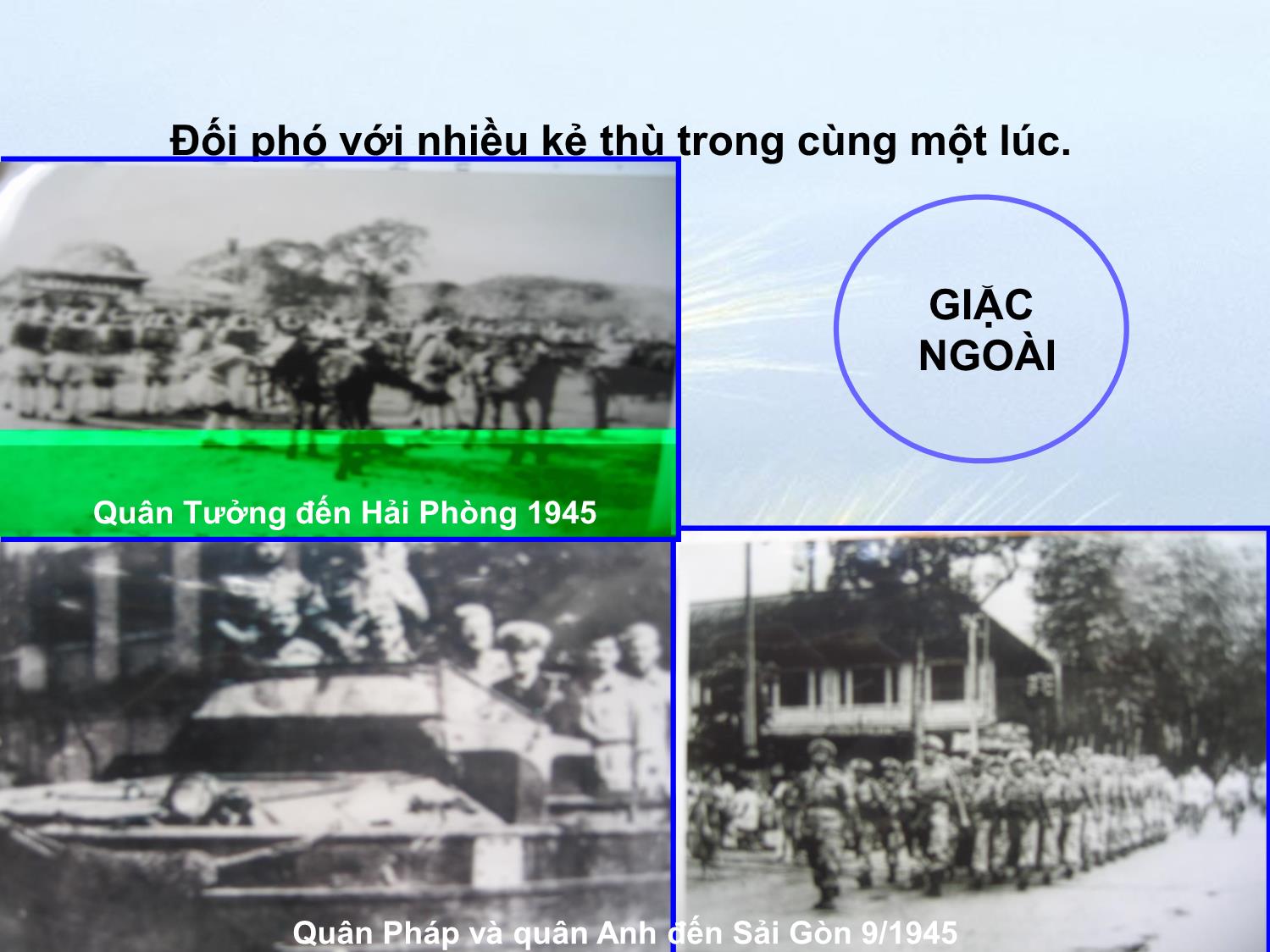 Bài giảng Đường lối cách mạng của Đảng Cộng sản Việt Nam - Chương 3: Đường lối kháng chiến chống thực dân Pháp và đế quốc Mỹ xâm lược (1945-1975) trang 4