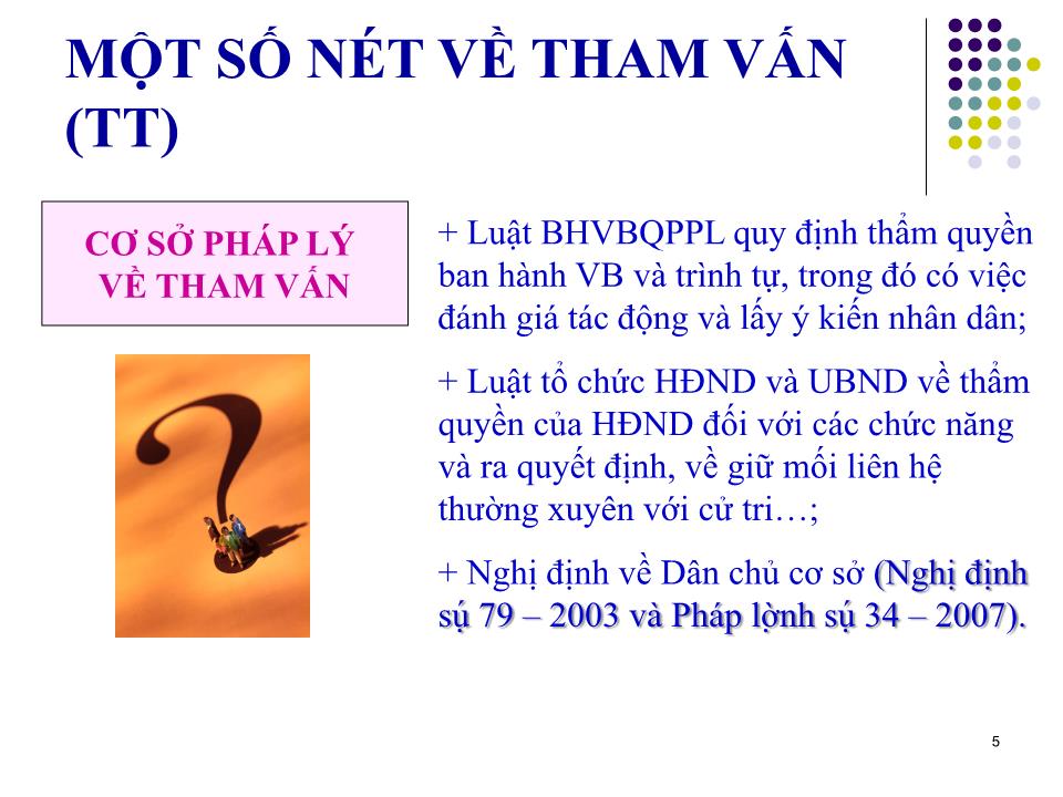 Bài giảng Giới thiệu chung về tham vấn trang 5