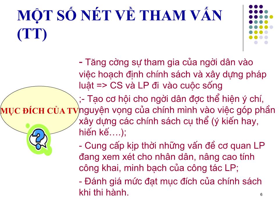 Bài giảng Giới thiệu chung về tham vấn trang 6