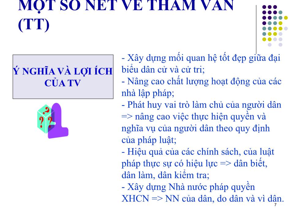 Bài giảng Giới thiệu chung về tham vấn trang 7