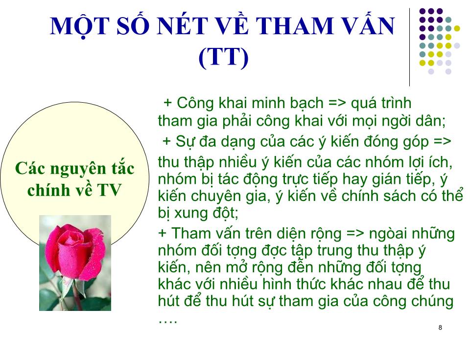 Bài giảng Giới thiệu chung về tham vấn trang 8