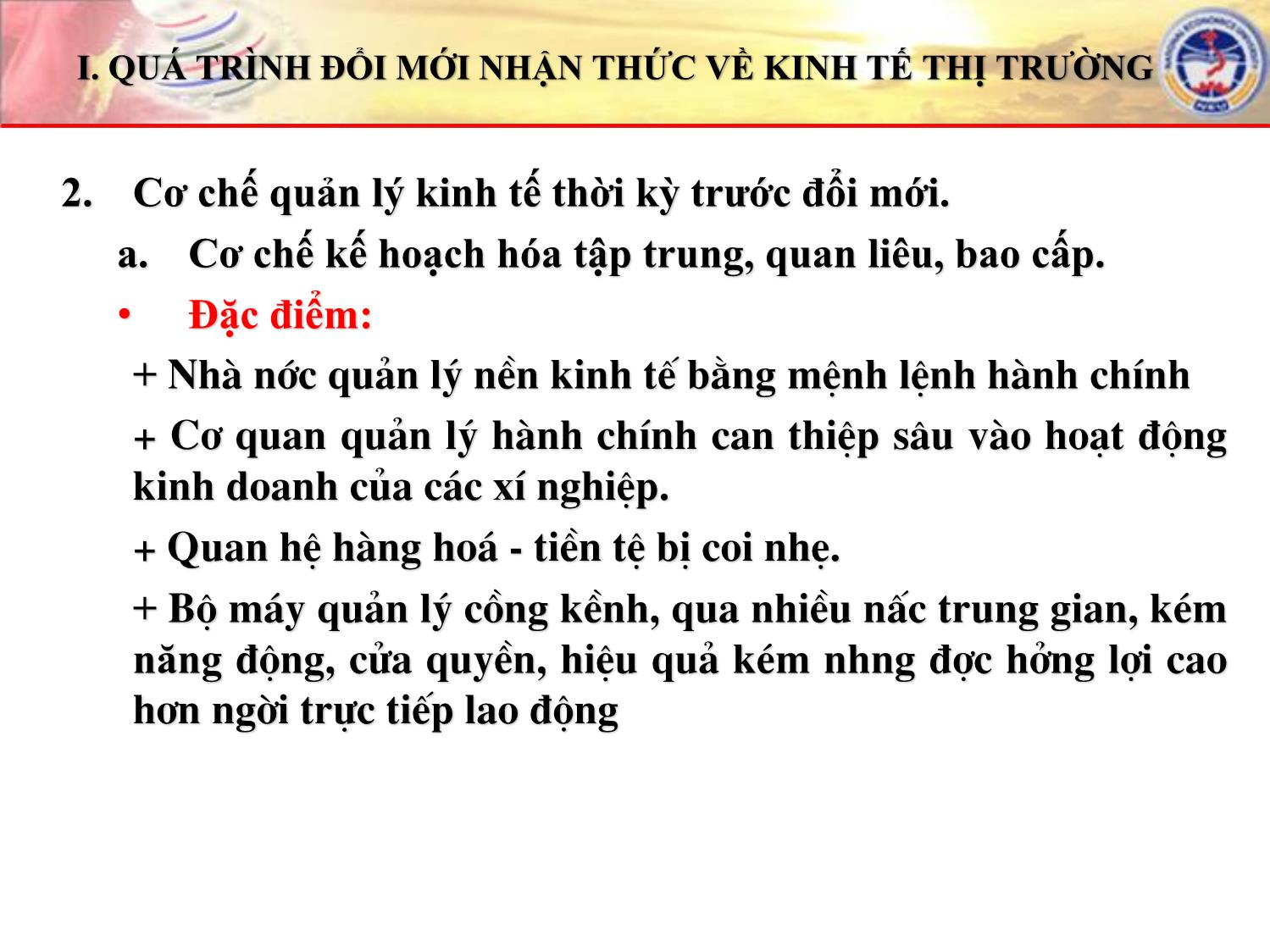 Bài giảng Đường lối cách mạng của Đảng Cộng sản Việt Nam - Chương 5: Đường lối xây dựng nền kinh tế thị trường định hướng xã hội chủ nghĩa trang 4