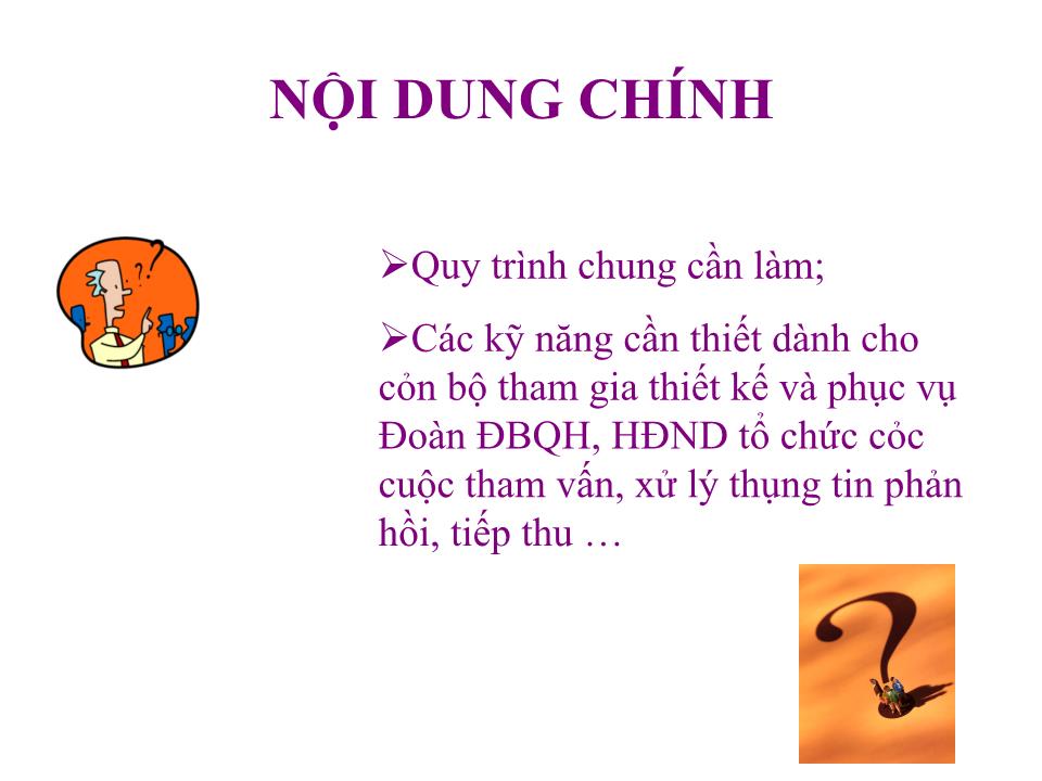 Bài giảng Hoạt động của cán bộ văn phòng trong quy trình tham vấn trang 2