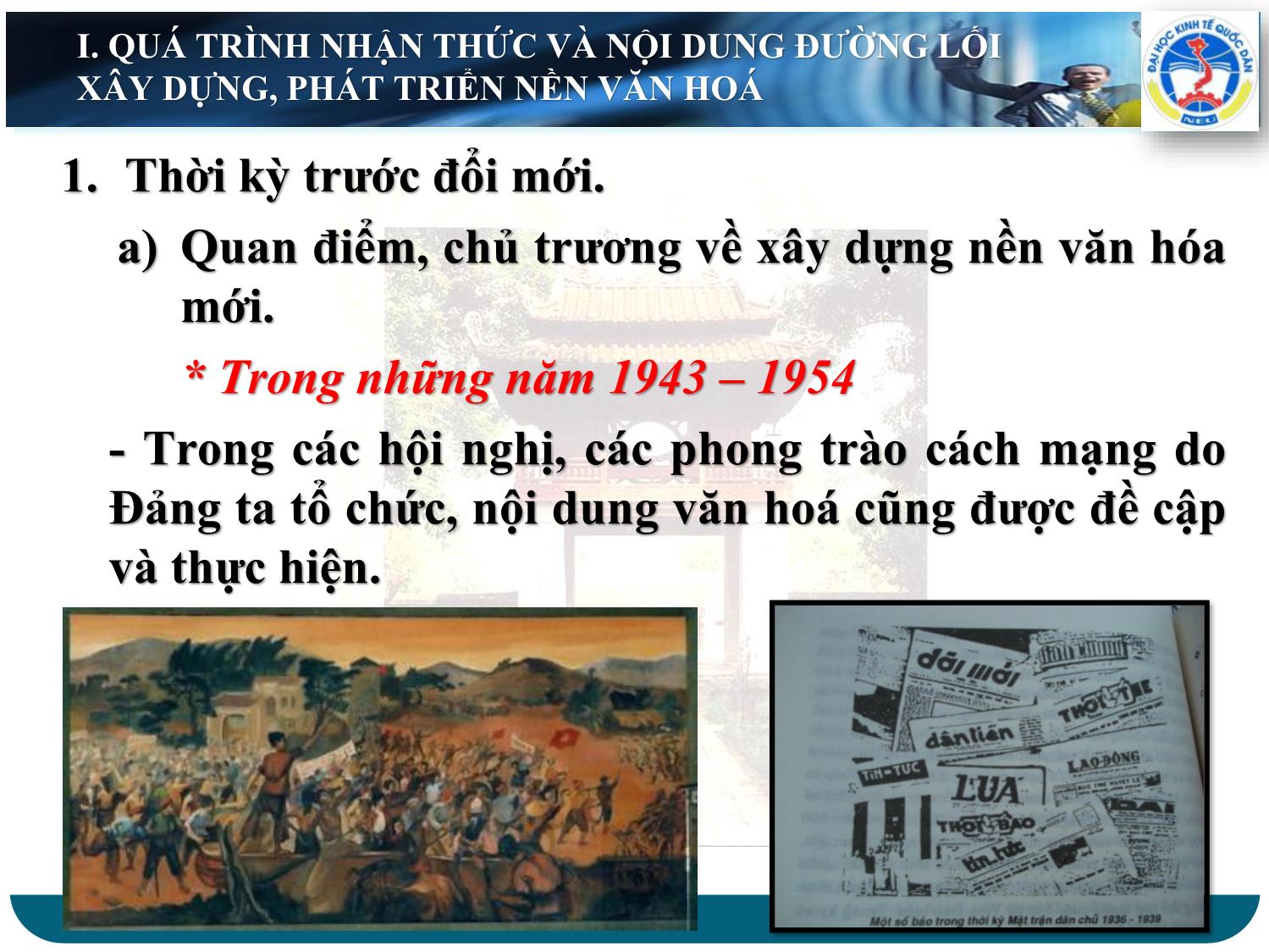 Bài giảng Đường lối cách mạng của Đảng Cộng sản Việt Nam - Chương 7: Đường lối xây dựng, phát triển nền văn hoá và giải quyết các vấn đề xã hội trang 6