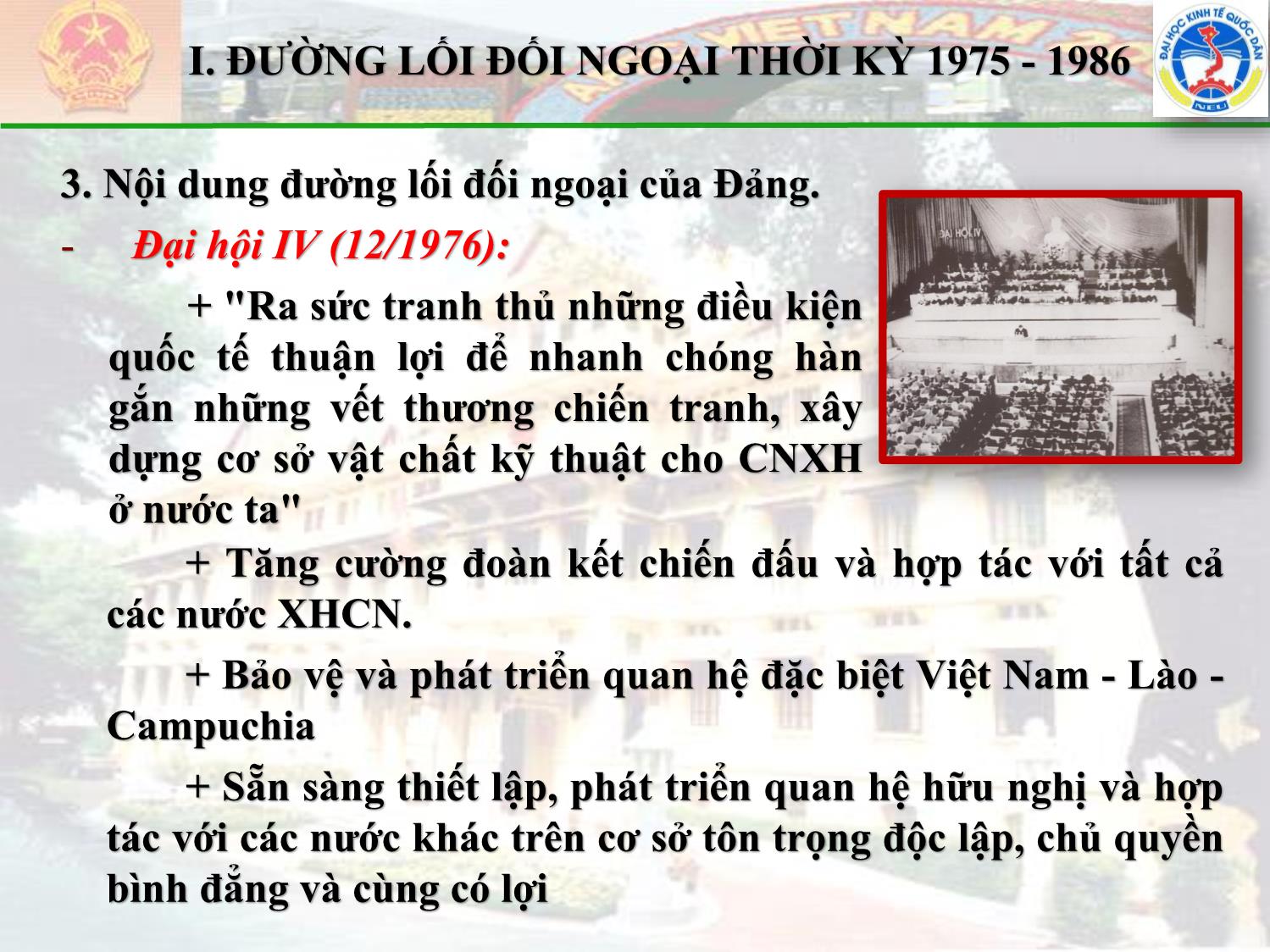 Bài giảng Đường lối cách mạng của Đảng Cộng sản Việt Nam - Chương 8: Đường lối đối ngoại trang 10