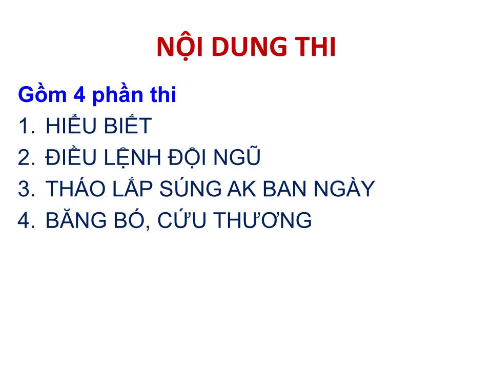 Bài giảng Ngoại khóa Hội thao Quốc phòng An ninh - Năm học 2019-2020 trang 2