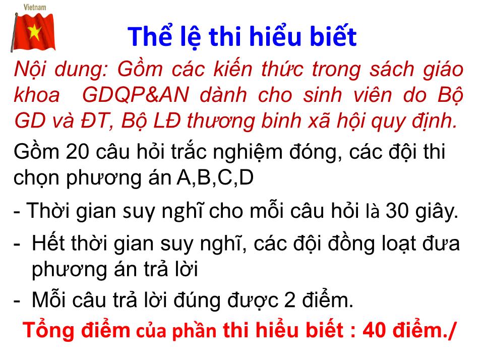 Bài giảng Ngoại khóa Hội thao Quốc phòng An ninh - Năm học 2019-2020 trang 4