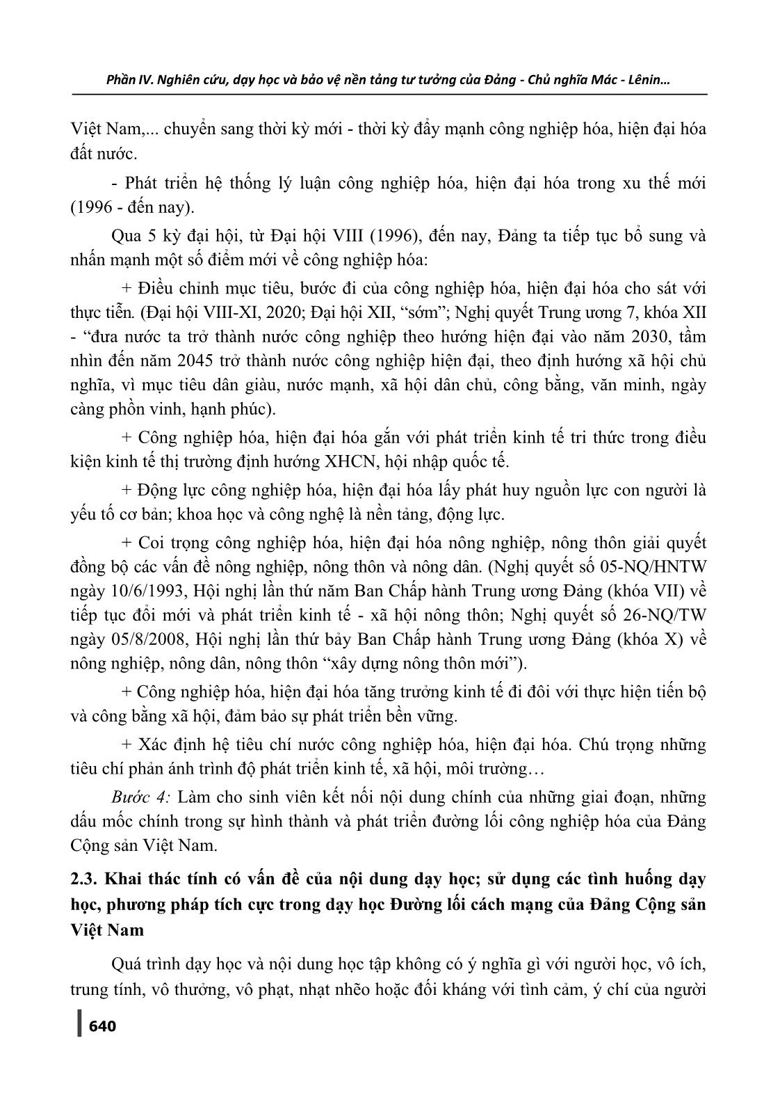 Biện pháp nâng cao chất lượng dạy học môn Lịch sử Đảng Cộng sản Việt Nam ở các trường đại học trang 5