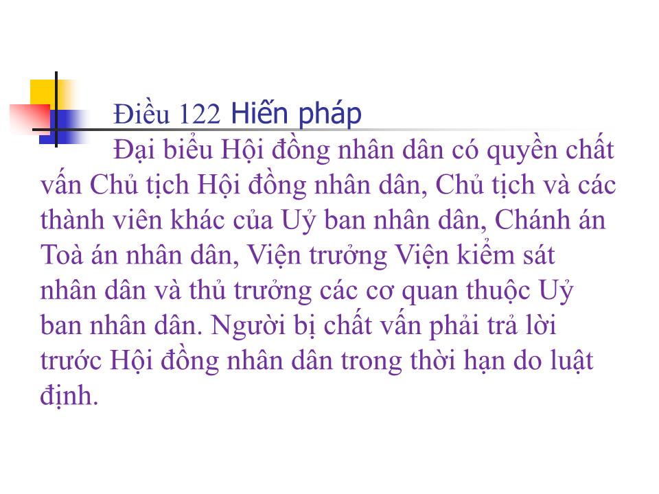 Bài giảng Tổng quan về chất vấn tại nghị trường kỹ năng chất vấn của đại biểu quốc hội trang 5