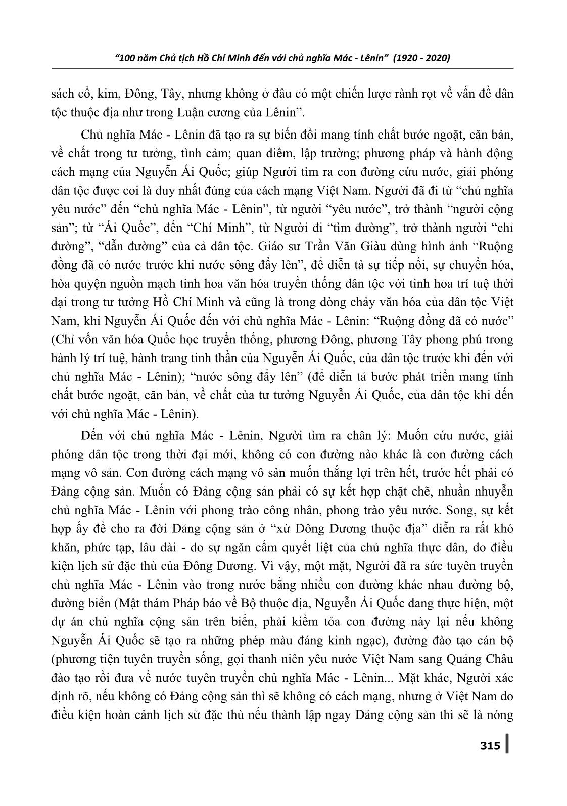 Chủ nghĩa Mác-Lênin, Tư tưởng Hồ Chí Minh - “Cội nguồn lý luận”, ánh sáng soi đường cho mọi thắng lợi của cách mạng dưới sự lãnh đạo của Đảng Cộng sản Việt Nam trang 3