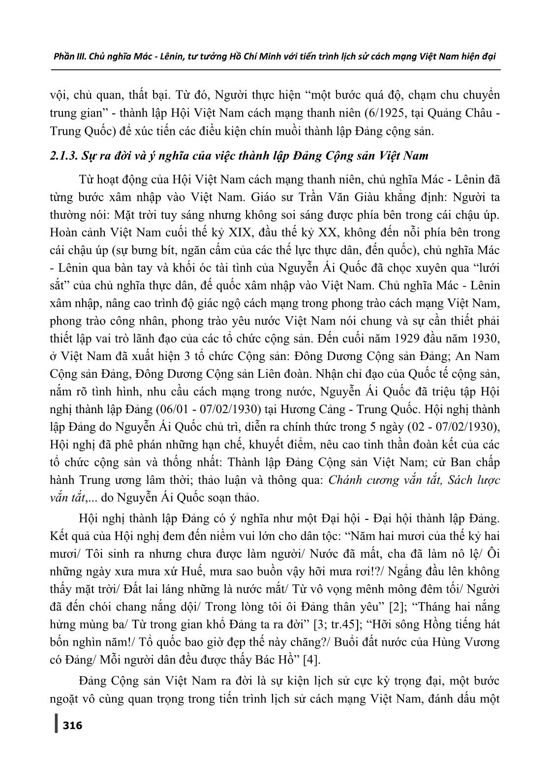 Chủ nghĩa Mác-Lênin, Tư tưởng Hồ Chí Minh - “Cội nguồn lý luận”, ánh sáng soi đường cho mọi thắng lợi của cách mạng dưới sự lãnh đạo của Đảng Cộng sản Việt Nam trang 4