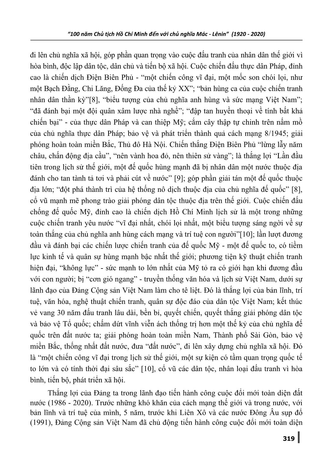 Chủ nghĩa Mác-Lênin, Tư tưởng Hồ Chí Minh - “Cội nguồn lý luận”, ánh sáng soi đường cho mọi thắng lợi của cách mạng dưới sự lãnh đạo của Đảng Cộng sản Việt Nam trang 7