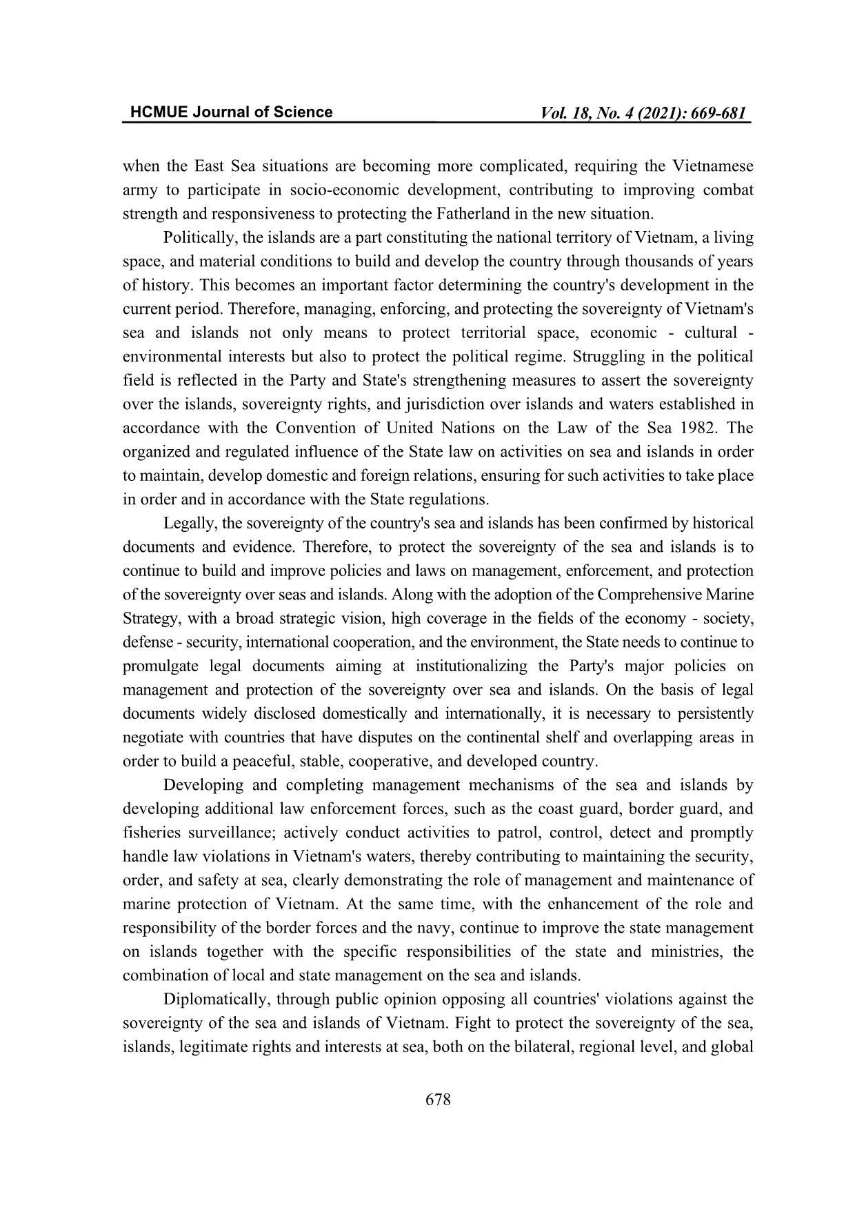 Current viewpoints of the Vietnamese communist party on the issues of protection the sovereignty of the sea and the islands trang 10