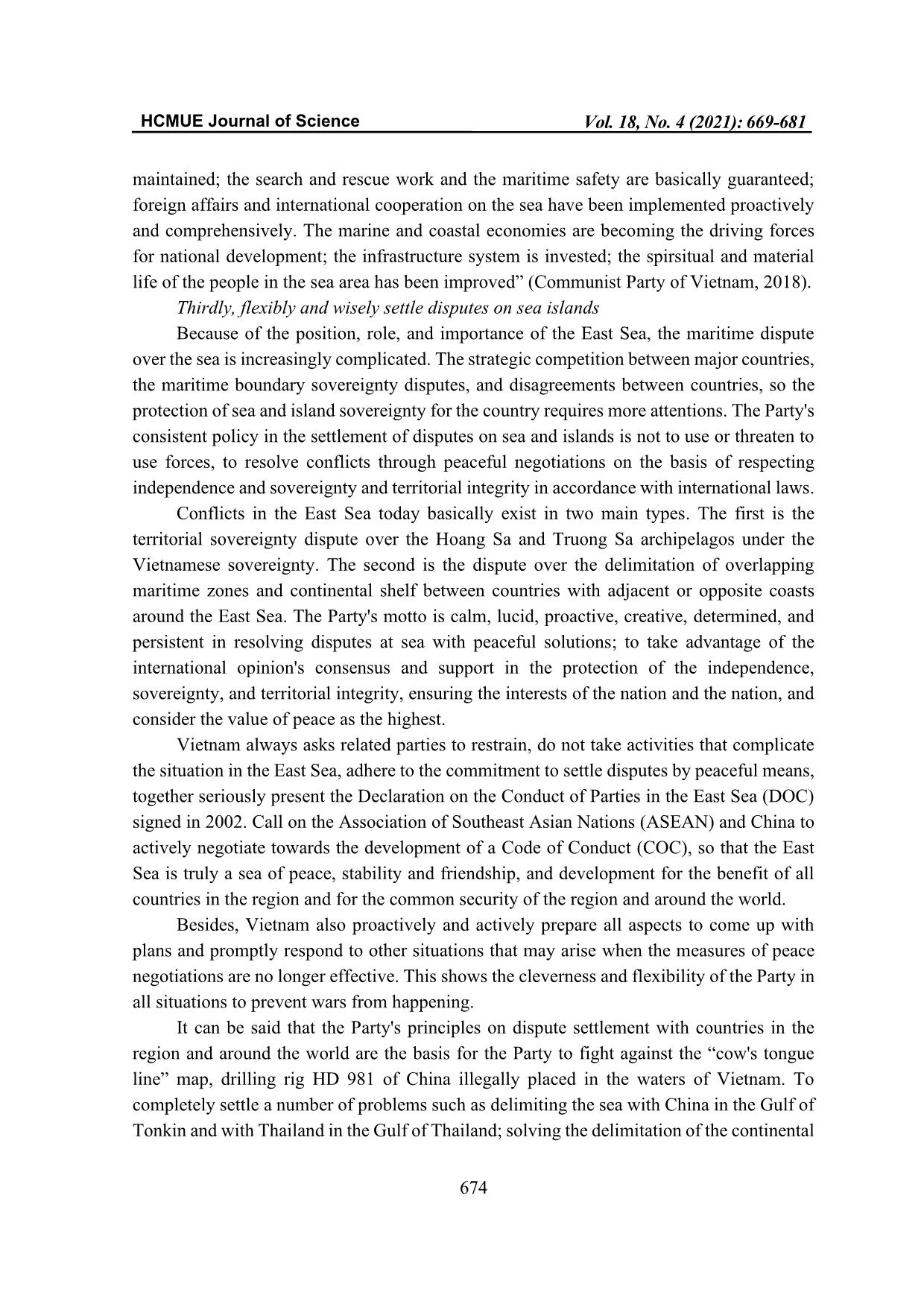 Current viewpoints of the Vietnamese communist party on the issues of protection the sovereignty of the sea and the islands trang 6