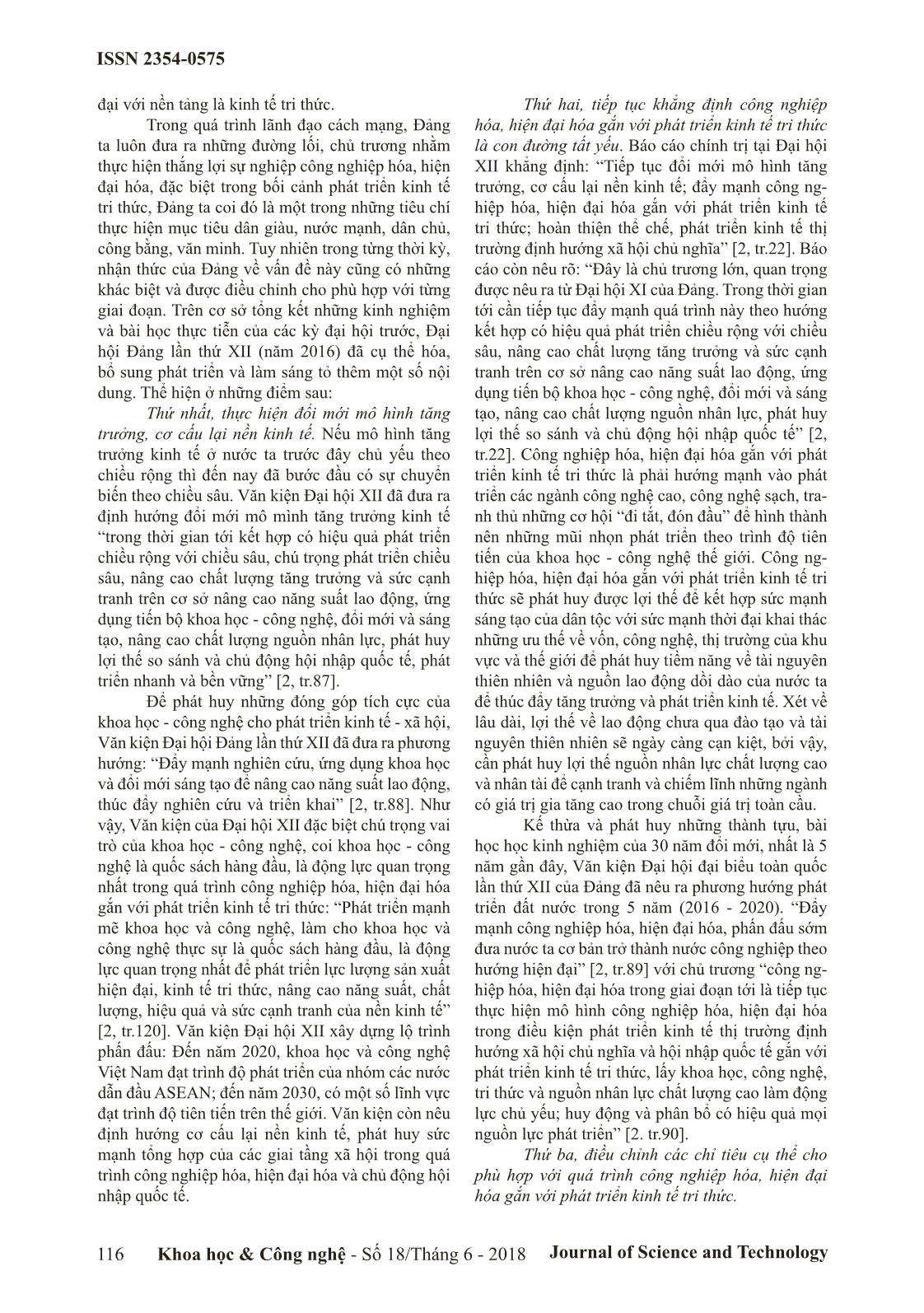 Đảng Cộng sản Việt Nam vận dụng tư tưởng Hồ Chí Minh về công nghiệp hóa trong bối cảnh cách mạng công nghệ 4.0 trang 4