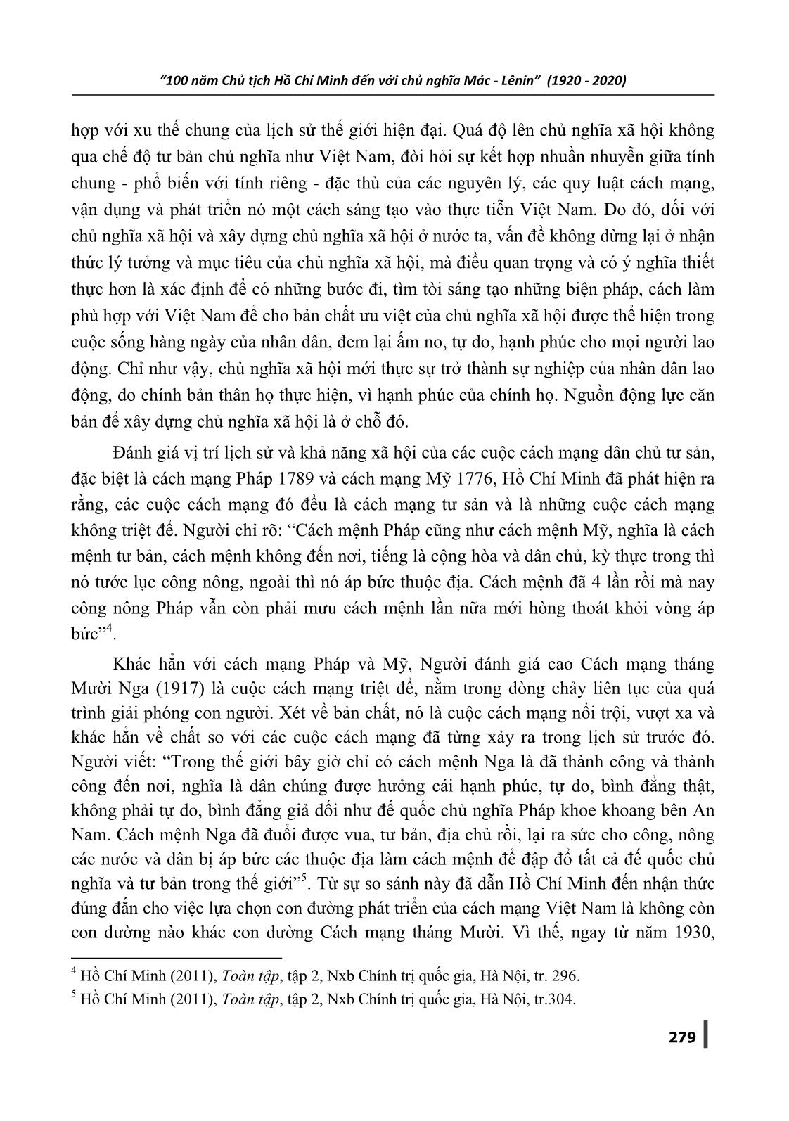 Hồ Chí Minh vận dụng sáng tạo quan điểm Chủ nghĩa Mác-Lênin về con đường đi lên chủ nghĩa xã hội vào điều kiện thực tiễn Việt Nam trang 3