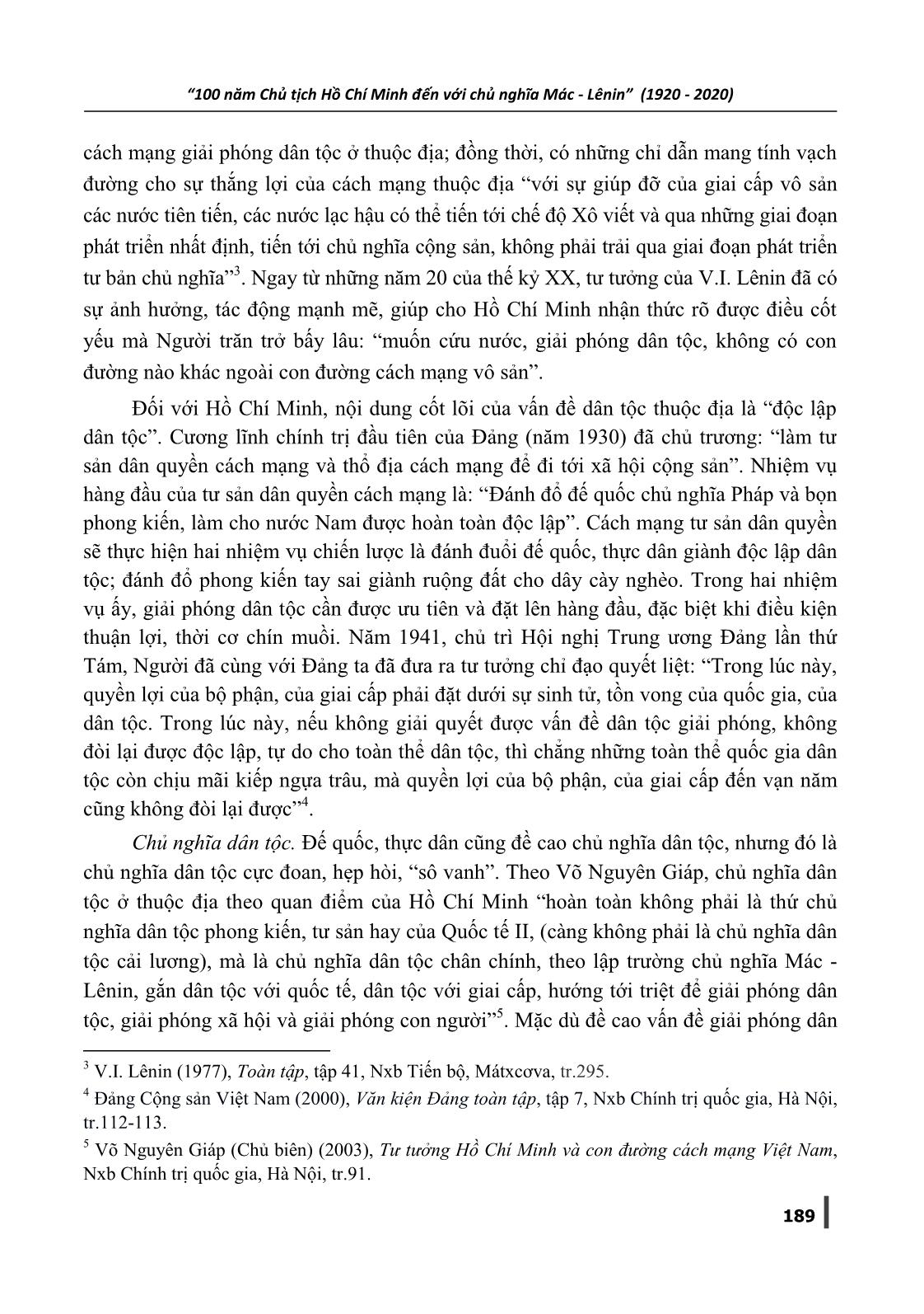 Hồ Chí Minh vận dụng sáng tạo và phát triển tư tưởng của V.I. Lênin về vấn đề dân tộc trang 4