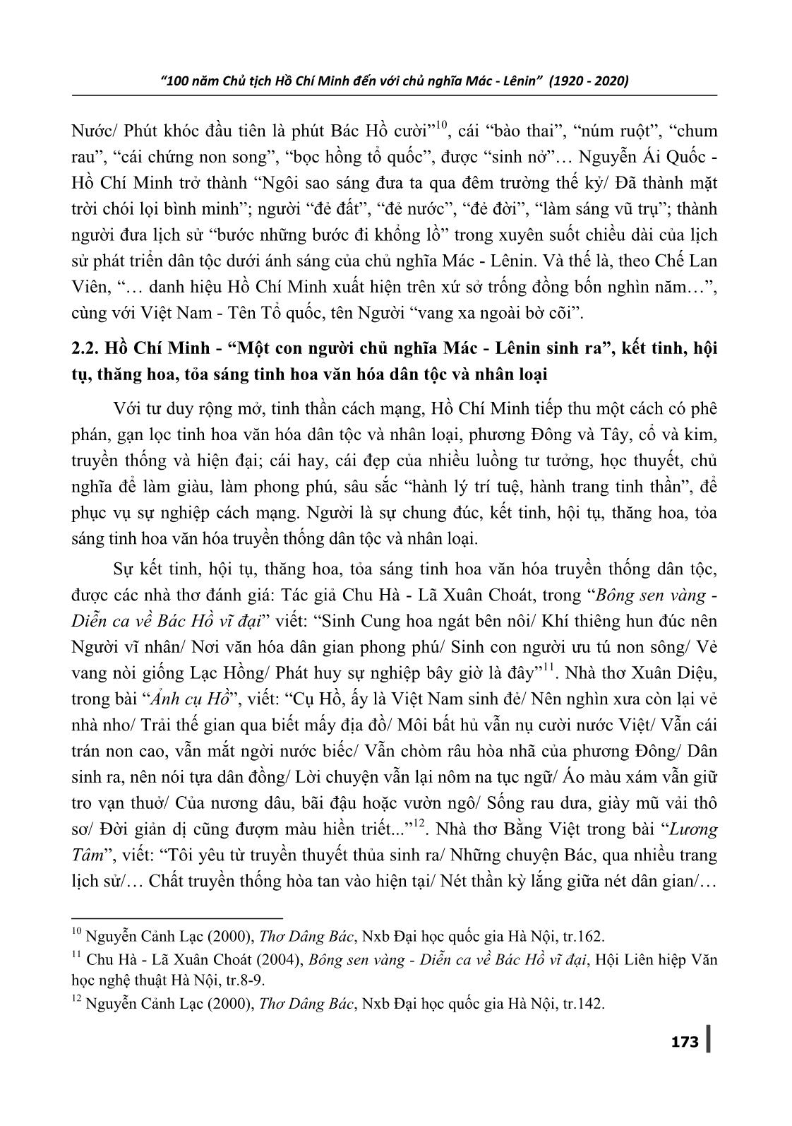 Hồ Chí Minh với luận cương của V.I. Lênin, Chủ nghĩa Mác-Lênin qua lăng kính của các nhà văn, nhà thơ trang 4