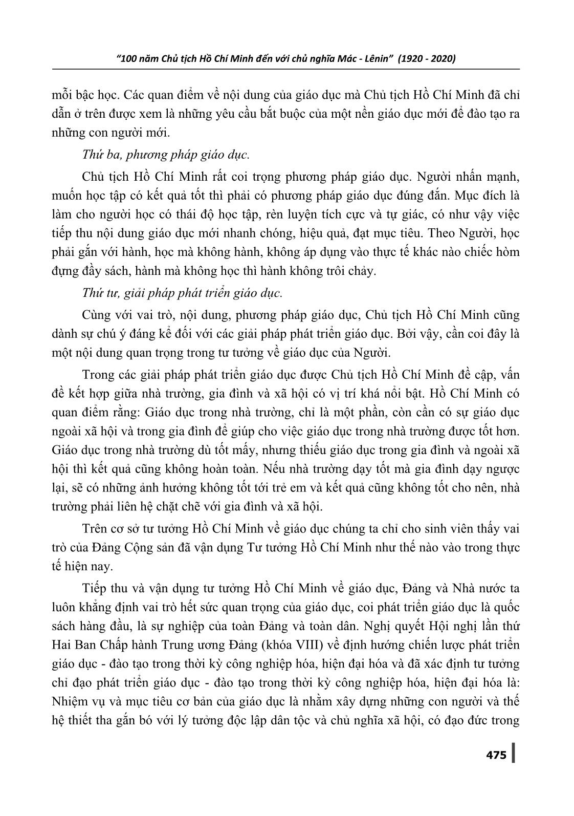 Nâng cao nhận thức của sinh viên về quan điểm “Đảng Cộng sản Việt Nam lấy chủ nghĩa mác - Lênin và tư tưởng Hồ Chí Minh làm nền tảng tư tưởng, kim chỉ nam cho hành động của mình” trang 6