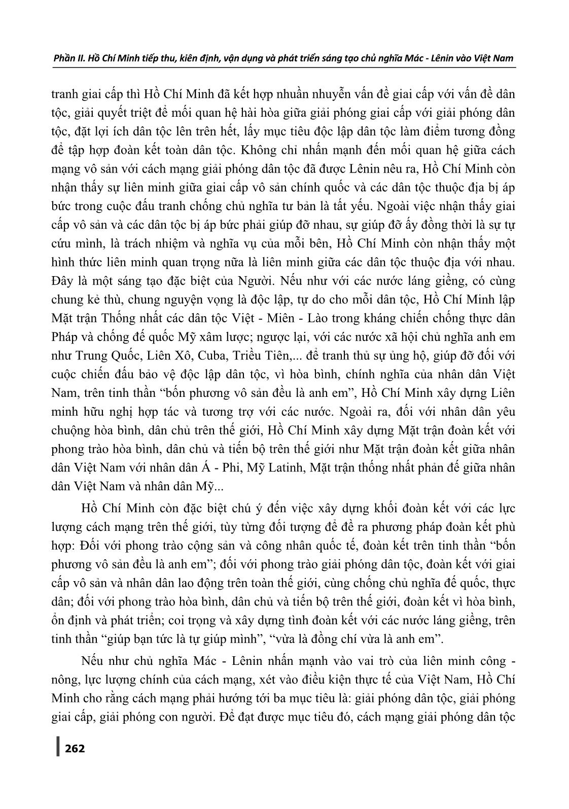 Tư tưởng đoàn kết Hồ Chí Minh - Dưới góc độ kế thừa và phát triển sáng tạo lý luận của Chủ nghĩa Mác-Lênin về đoàn kết vào Việt Nam trang 7