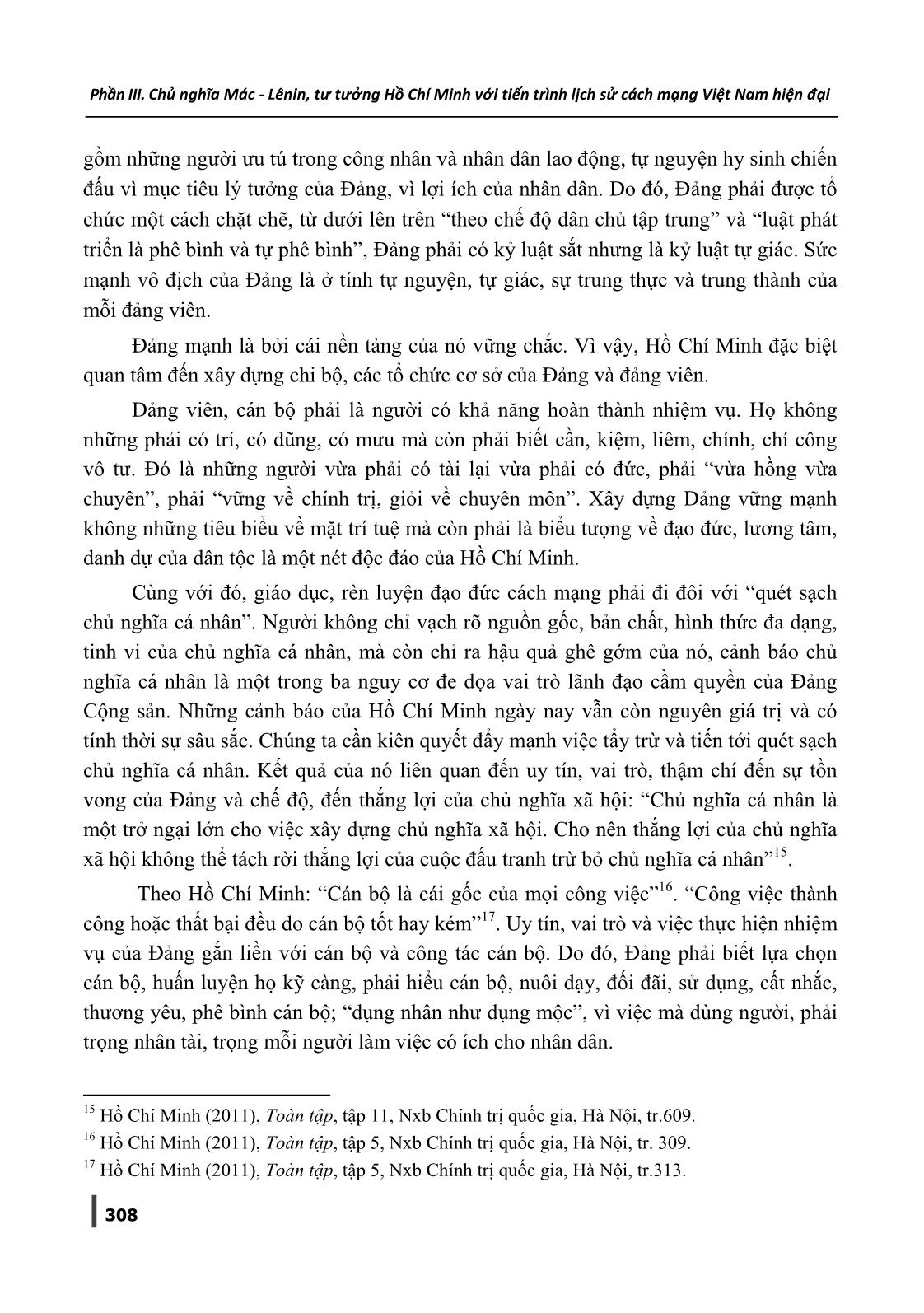 Tư tưởng Hồ Chí Minh về cách mạng “Trước hết phải có Đảng cách mạng” - Ý nghĩa trong công tác xây dựng, chỉnh đốn Đảng hiện nay trang 7