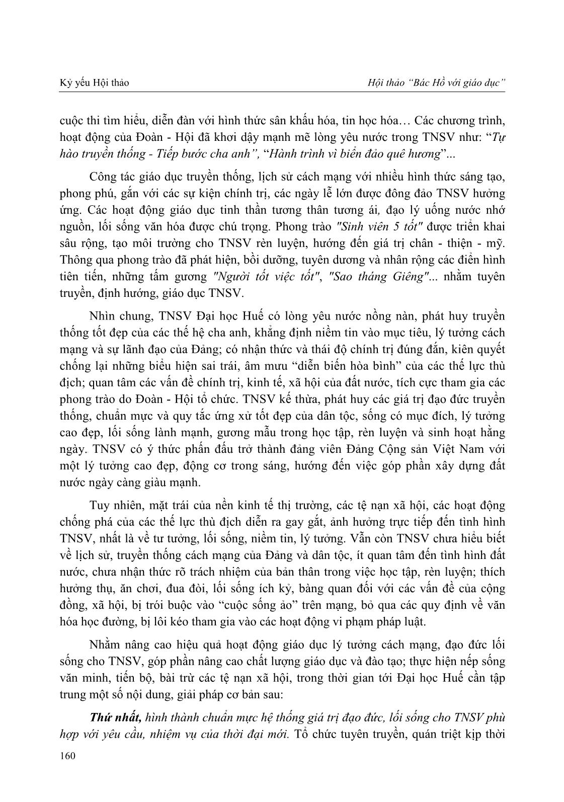 Tư tưởng Hồ Chí Minh về giáo dục lý tưởng cách mạng, đạo đức lối sống cho thanh niên, sinh viên trang 6