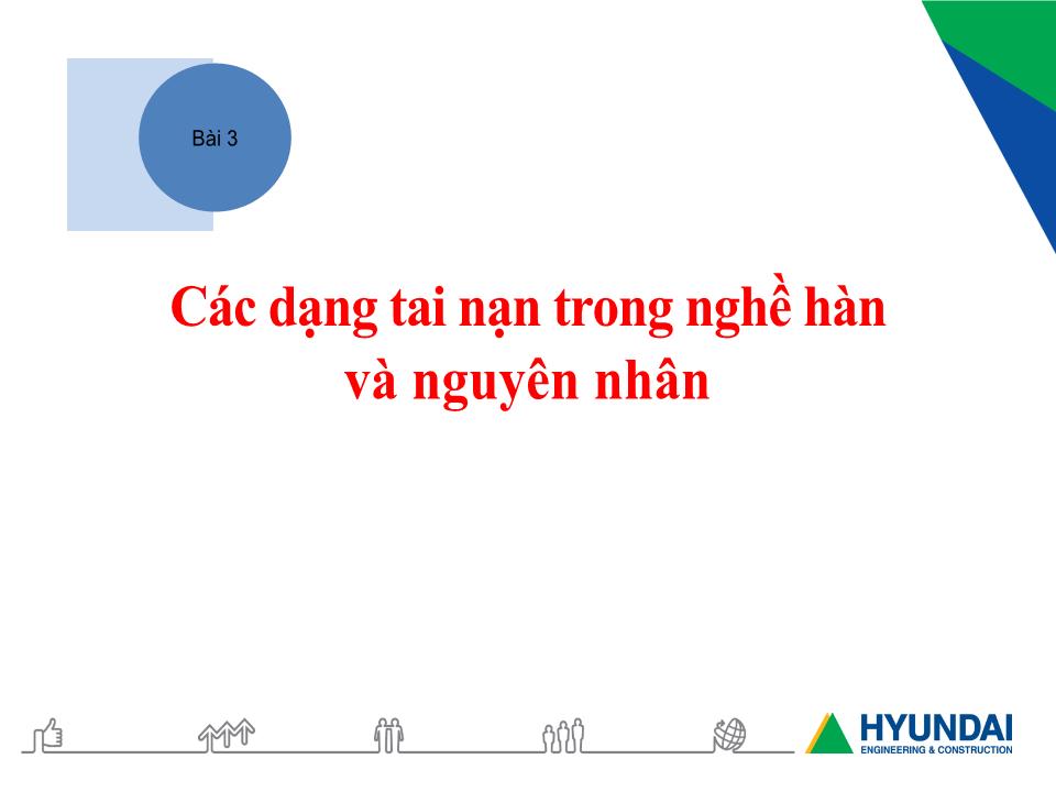 Bài giảng An toàn lao động trong nghề Hàn - Module 1: Giới thiệu về An toàn lao động trong nghề Hàn - Bài 3: Các dạng tai nạn trong nghề hàn và nguyên nhân trang 2