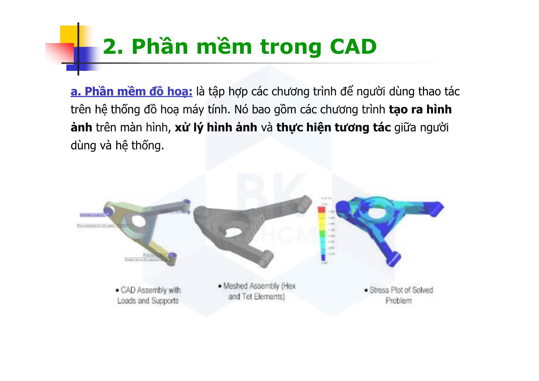 Bài giảng CAD ứng dụng trong thiết kế ô tô - Chương 2: Vai trò của CAD - Nguyễn Lê Duy Khải trang 8
