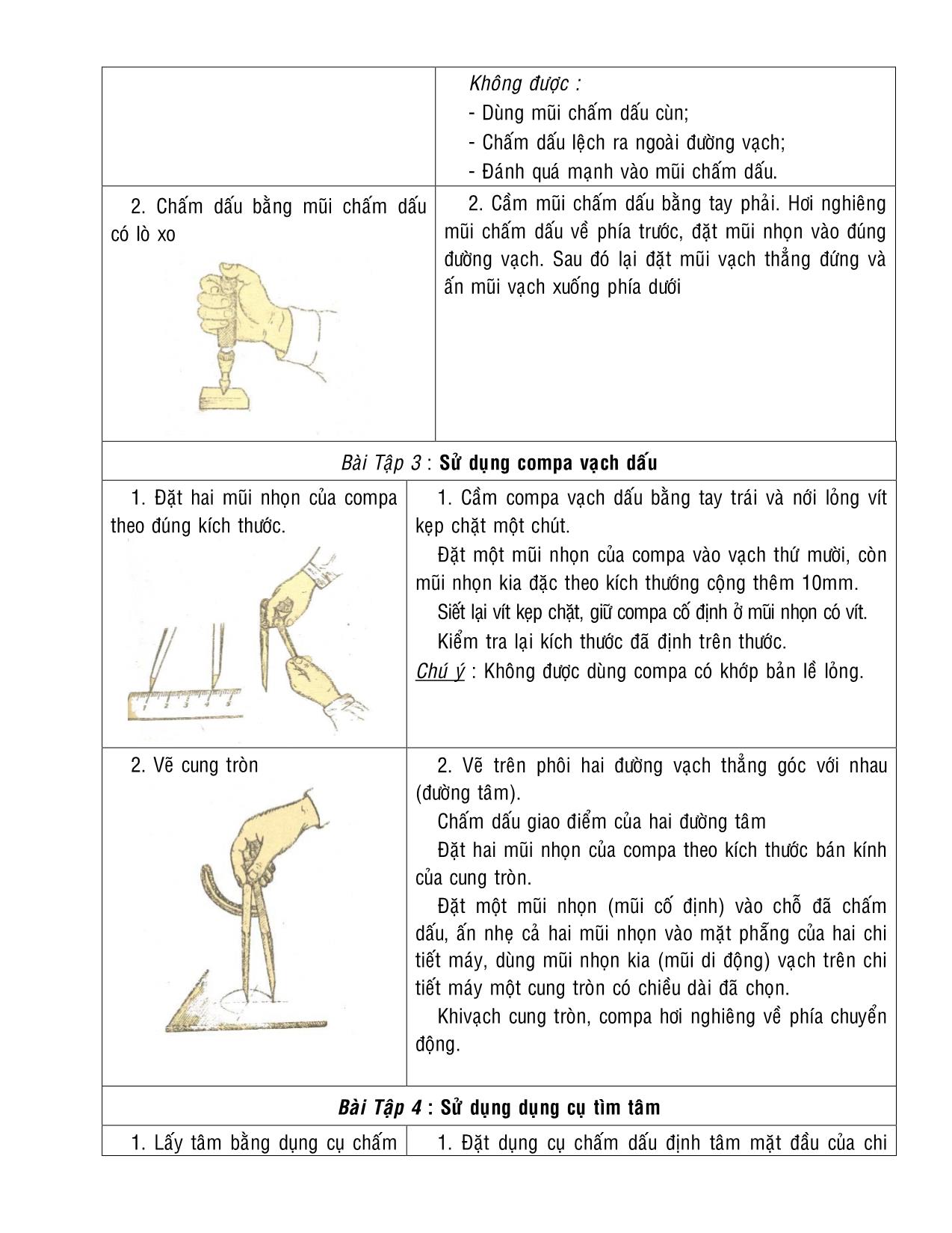 Bài giảng Thực tập nguội cơ bản trang 10