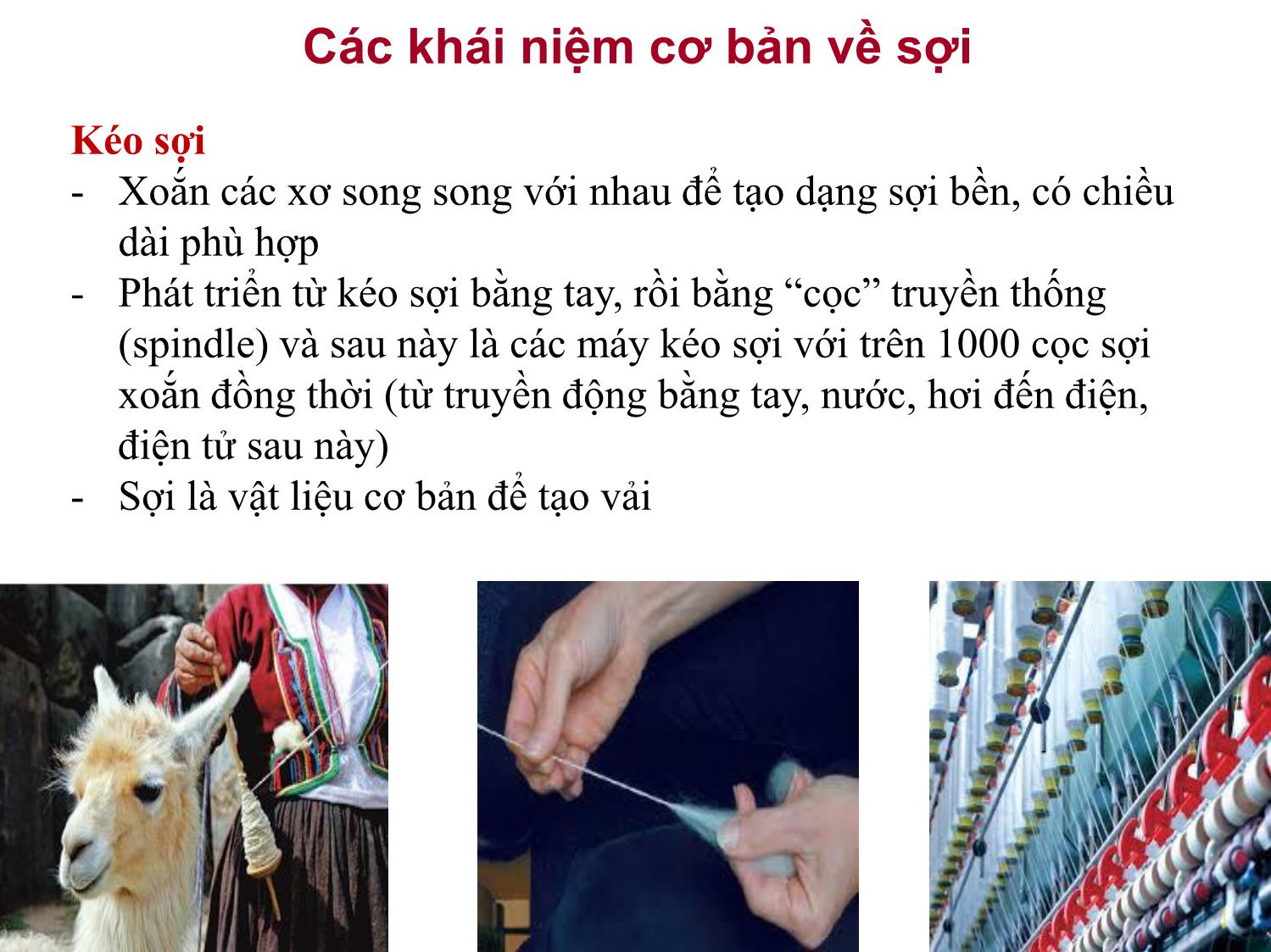 Bài giảng Vật liệu dệt - Phần 5: Nhận diện xơ, vải phục vụ cho thời trang trang 8