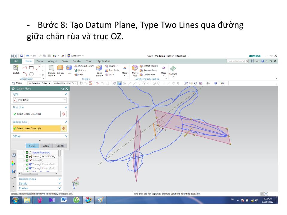 Bài thuyết trình môn CAD/CAM - Đề tài: Mô Phỏng Con rùa trang 10