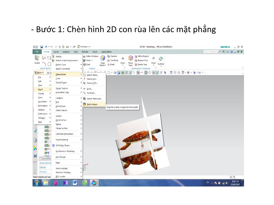 Bài thuyết trình môn CAD/CAM - Đề tài: Mô Phỏng Con rùa trang 3