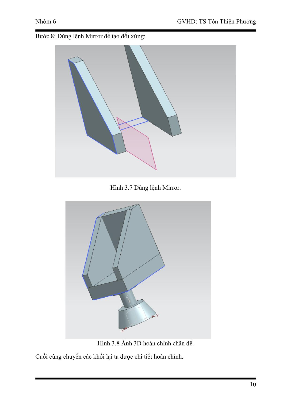 Báo cáo bài tập lớn số 2 môn CAD/CAM - Đề tài: Vẽ máy HAAS VF5 trên NX 10 trang 10