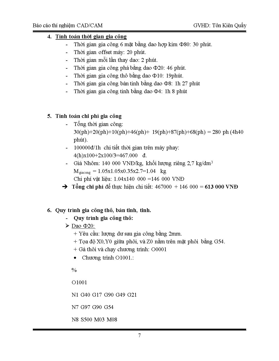 Báo cáo Thực hành CAD/CAM - Đỗ Xuân Kỳ trang 7