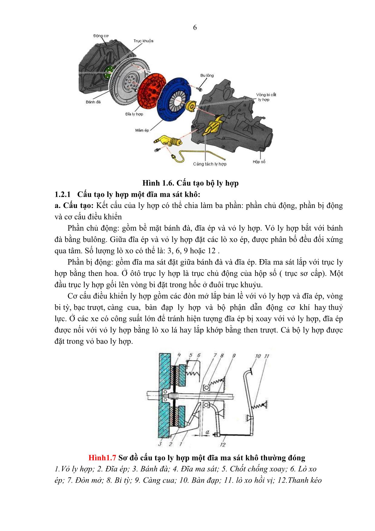 Giáo trình Bảo dưỡng, sửa chữa hệ thống truyền lực trang 6