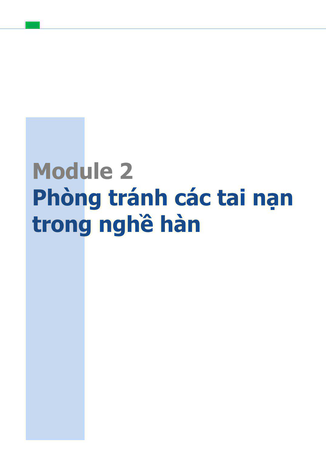 Hướng dẫn giảng dạy An toàn Lao động trong nghề Hàn trang 7