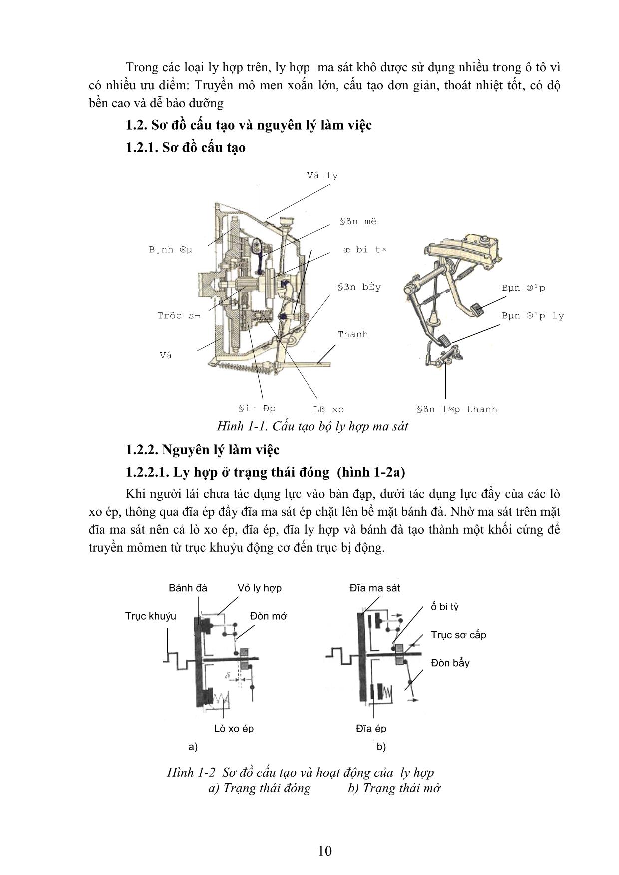 Giáo trình Cấu tạo gầm ô tô trang 10