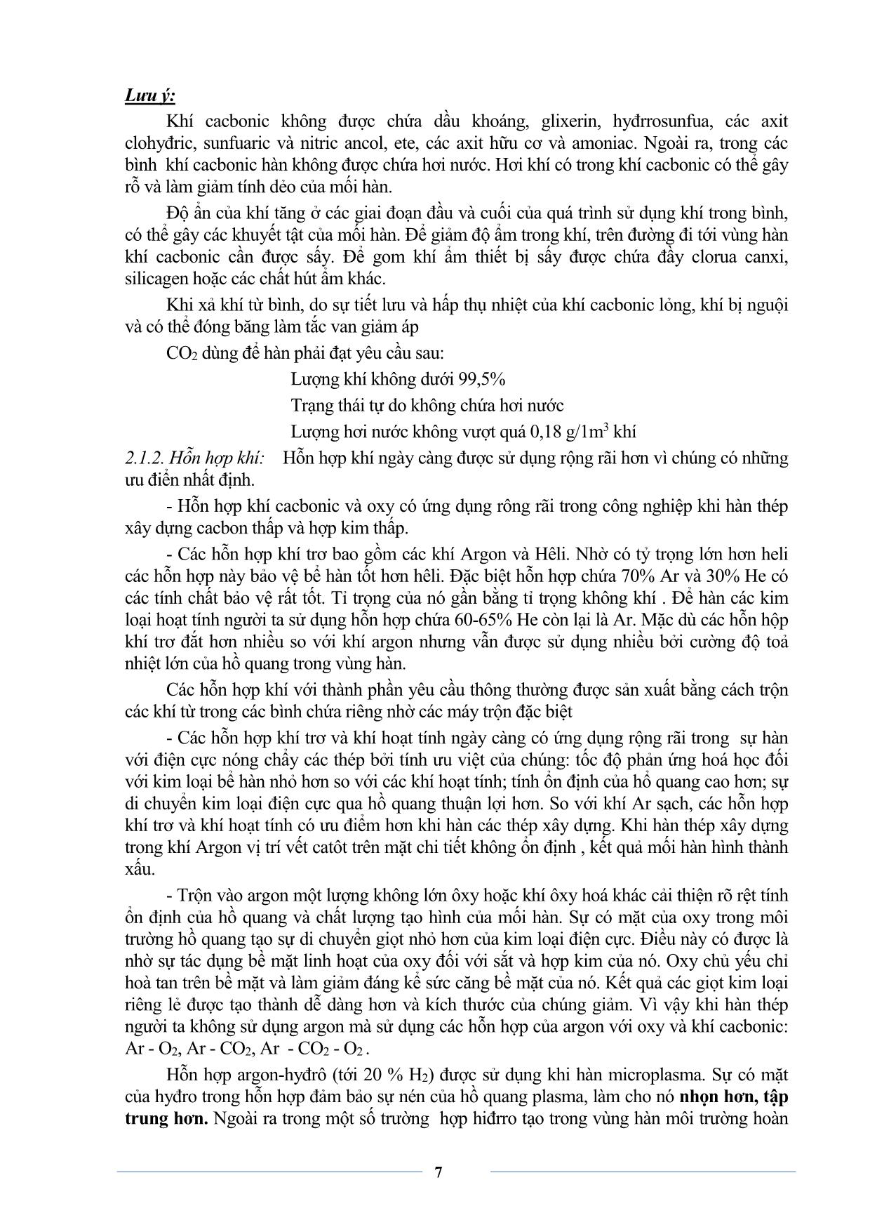 Giáo trình sơ cấp Hàn MIG-MAG trang 9