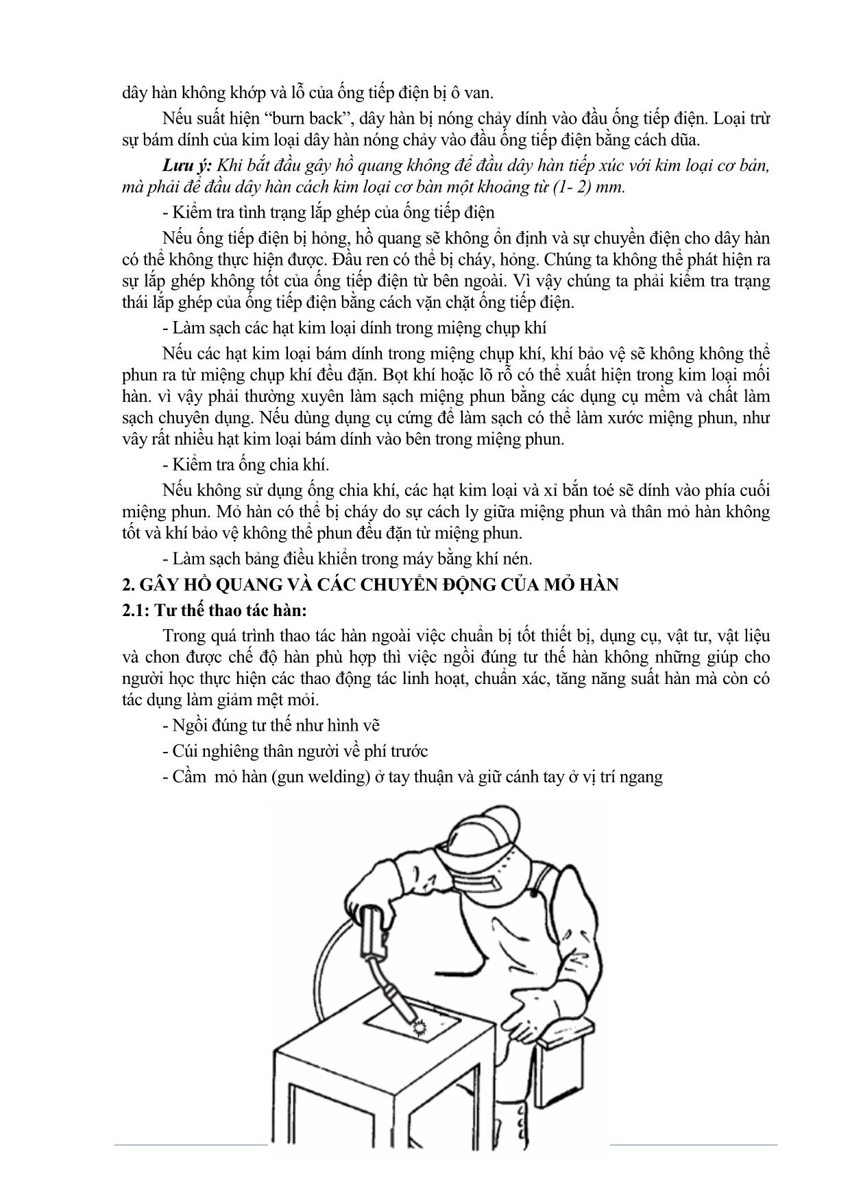 Giáo trình Hàn MIG-MAG cơ bản trang 6