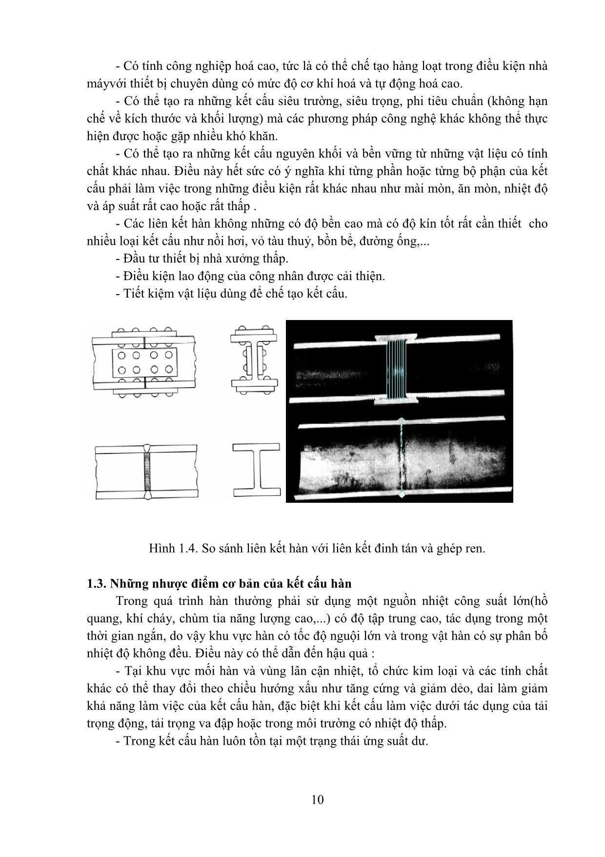 Giáo trình Kết cấu hàn trang 10