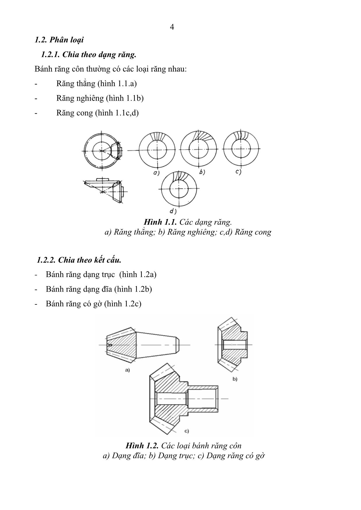 Giáo trình Phay bánh răng côn răng thẳng - Nghề: Cắt gọt kim loại trang 5