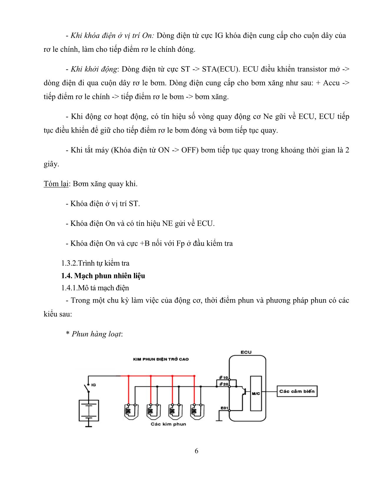 Giáo trình Sửa chữa Pan ô tô trang 6