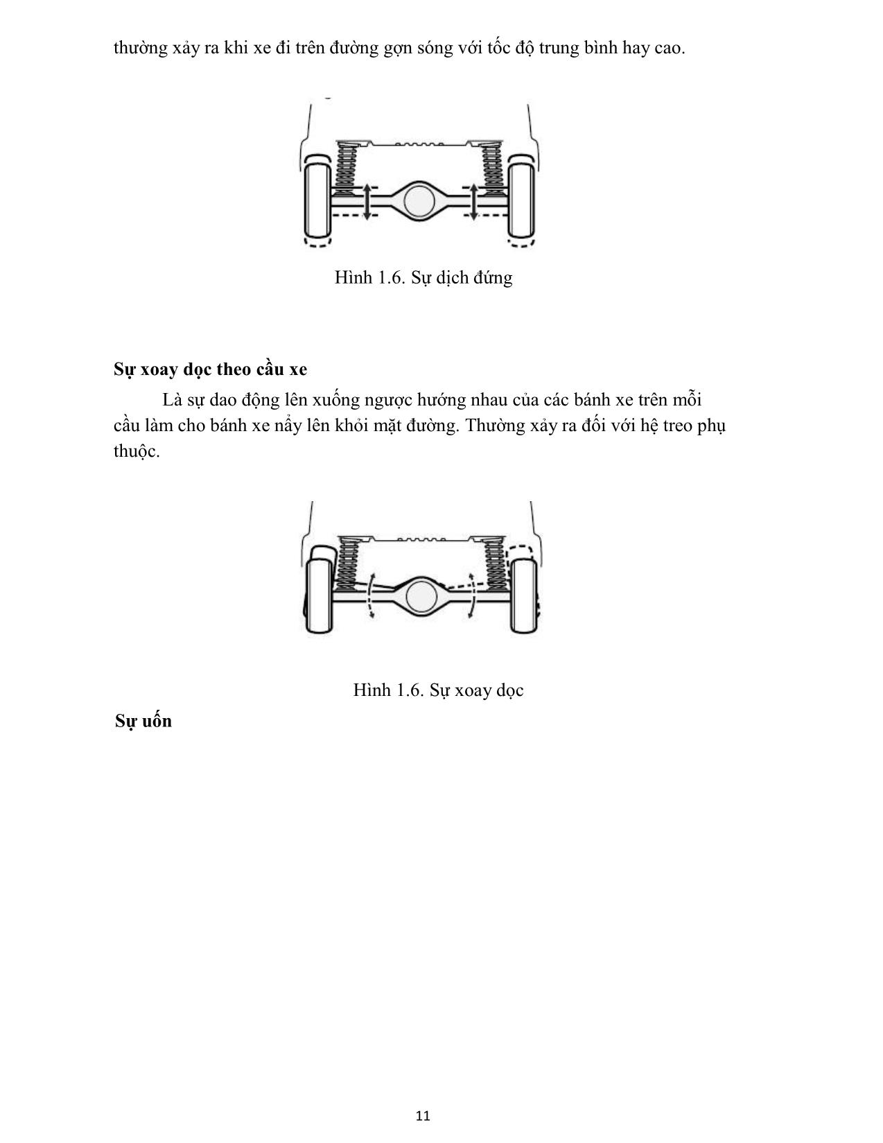 Giáo trình Bảo dưỡng và sửa chữa hệ thống treo, lái trang 10