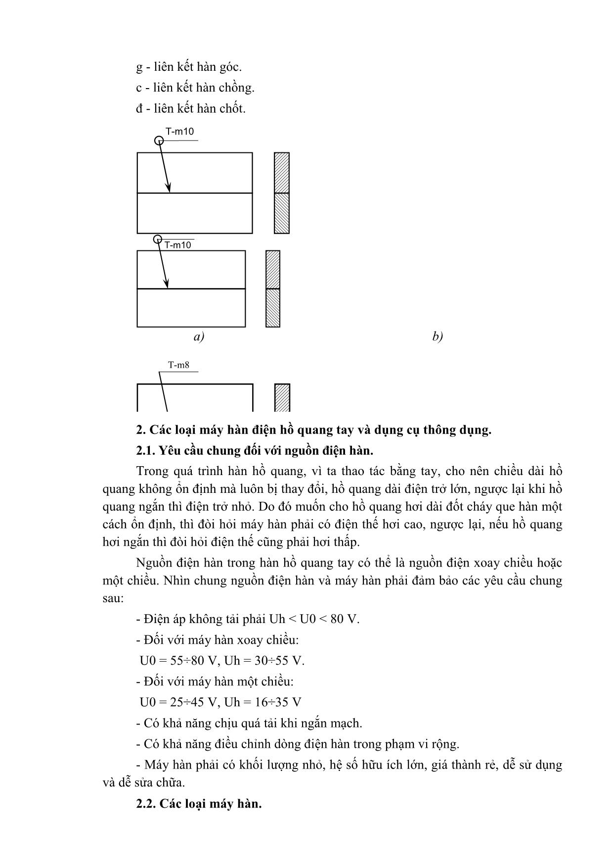 Giáo trình Thực hành Hàn điện cơ bản trang 4